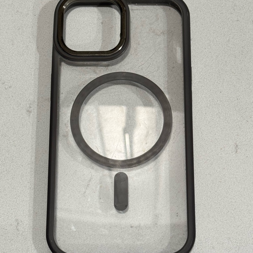Transparent Grey Phone Case